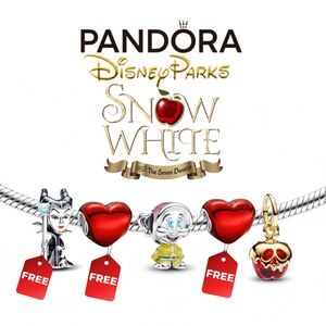PANDORA Disney Parks Snow White Charms box set